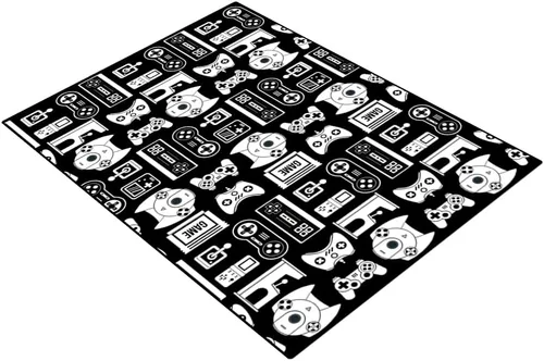 Vista 9 de Alfombra de juego Lacut para adolescentes, alfombra con decoración de control de juego, alfombra de juego 3D para dormitorio, sala de estar, sala