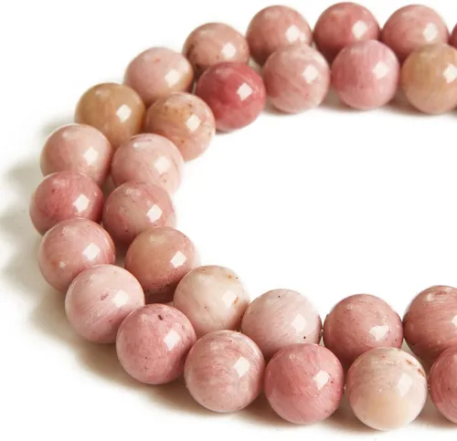 Vista 18 de 60 piezas de cuentas de aguamarina natural de 6 mm, cuentas de piedras preciosas redondas sueltas para hacer joyas