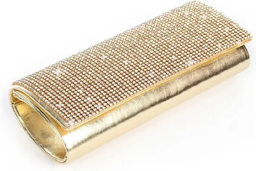 Vista 4 de ELEOPTION - Bolsos de noche brillantes para mujer, para boda, baile de graduación, cartera para boda, fiesta, el mejor regalo