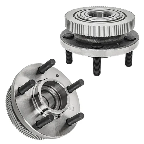 Vista 16 de Detroit Axle - Par de cojinetes de rueda delantera/trasera para Ford Edge 11-14, 09-19 Flex, 13-19 Police Interceptor Sedan, 14-18 Police Sedan
