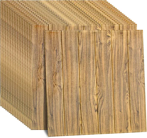 Vista 8 de UNICOO - Paneles de pared 3D autoadhesivos con efecto ladrillos reales para decoración de pared de habitación de niños, sala de estar, TV, 116 pies