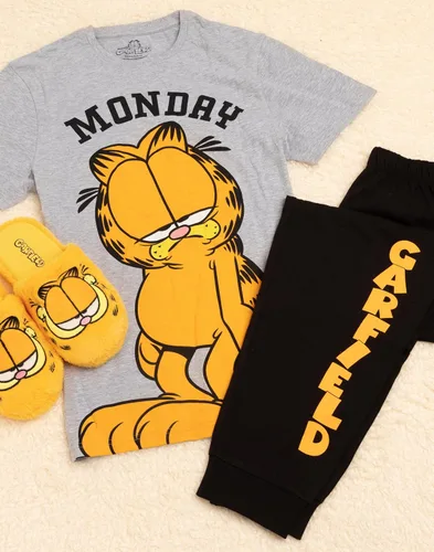 Vista 3 de Garfield Pijama para hombre y adultos diseño de gato Lazy Monday Cat Movie - Pijama