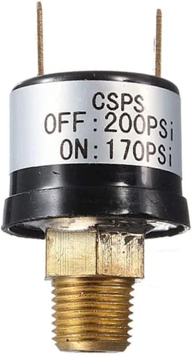 Vista 3 de Etopar 12V Heavy Duty 170-200 PSI Interruptor de control de presión Válvula Compresor de aire Bomba de bocina Regulador de tren de coche