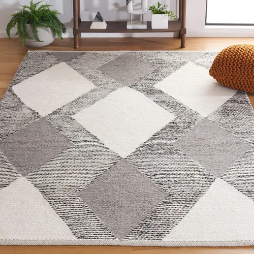 Vista 10 de SAFAVIEH Natura Collection - Alfombra de pasillo de 2 pies 3 pulgadas x 8 pies, marfil y beige, hecha a mano, lana bohemia de granja, ideal