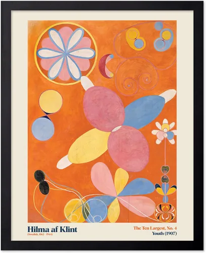 Vista 55 de Poster Master Póster de ilustración vintage, impresión retro moderna, los diez más grandes n.º 1, infancia, flor, abstracto, regalo para artista