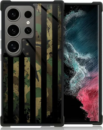Vista 73 de ZHEGAILIAN Funda compatible con Samsung Galaxy S21, funda de vidrio orgánico para niñas, mujeres y hombres, diseño de cuatro esquinas, antiarañazos