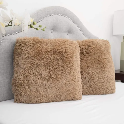 Vista 13 de Almohada de la marca Sweet Home Collection de piel sintética, suave y cómoda