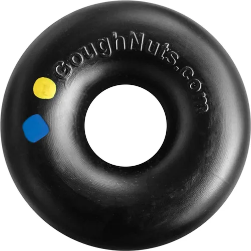 Vista 12 de Goughnuts - Juguete de goma para morder para perros Med.75, verde, anillo