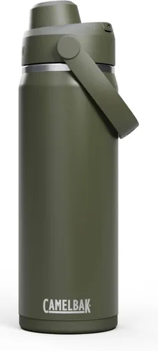 Vista 33 de CamelBak Thrive Chug - Botella de agua aislada de acero inoxidable, color negro, 20 onzas