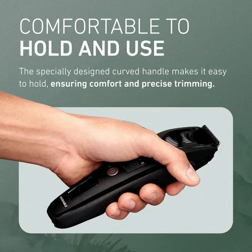 Vista 7 de Panasonic Recortadora de barba para hombres inalámbrica de precisión y potencia, cortapelos con accesorio de peine y 19 configuraciones ajustables
