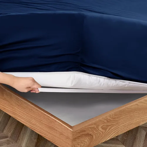 Vista 106 de Manyshofu Juego de sábanas de tamaño individual con bolsillos extra profundos, sábanas y fundas de almohada de 1800 hilos de lujo para hotel, juego