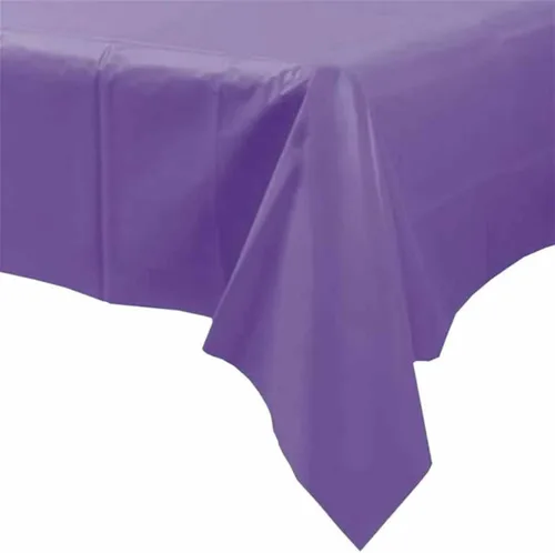 Vista 8 de Mantel de plástico negro azabache, 54 x 108 pulgadas (1 unidad), elegante esencial para eventos, perfecto para fiestas, bodas y ocasiones especiales