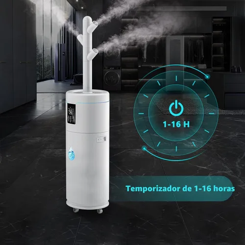 Vista 9 de Humidificadores ultra grandes de 17L/4.5 galones para dormitorio, 2000 pies cuadrados, humidificadores silenciosos para habitaciones grandes