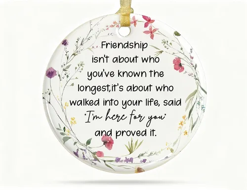 Vista 10 de HONLUN - Regalos de amistad, You are the Friend Everybody Wishes They Had, regalo de cumpleaños de Navidad para mejores amigos, colegas, regalo