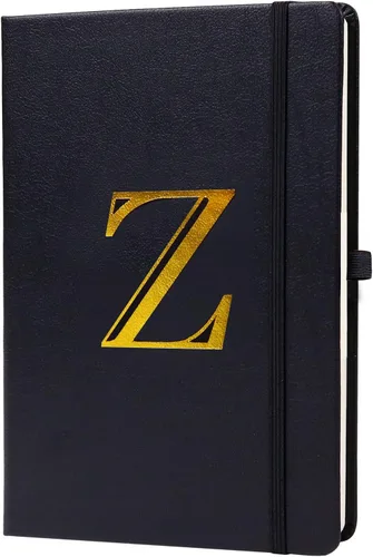 Vista 30 de Cuaderno de negocios para hombres y mujeres, cuaderno A5 con A-Z, cuaderno de papel de escritura de doble cara con divisores, diario de viaje