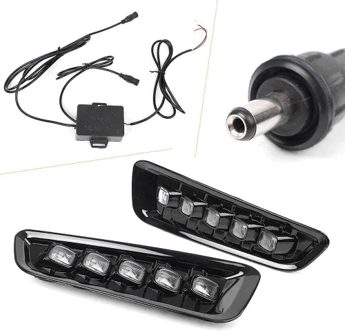 Vista 4 de Xotic Tech Switchback - Lámparas LED antiniebla con señal de giro de doble función, compatible con Ford F-150 Raptor 2017 en adelante, blanco/ámbar