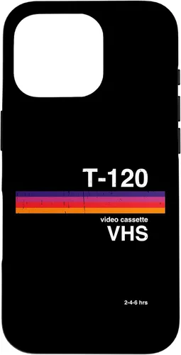 Vista 20 de Funda para disfraz de nostalgia retro para iPhone 16 con gráficos de cinta VHS de los años 80 y 90