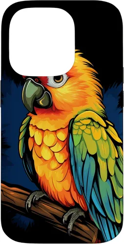 Vista 17 de Sun Conure - Funda para iPhone 17, diseño de pájaro tropical