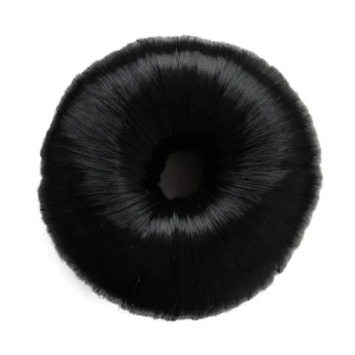 Vista 3 de Anillo para crear rodete en cabello, varios colores de Hair Donut Up Do , Negro