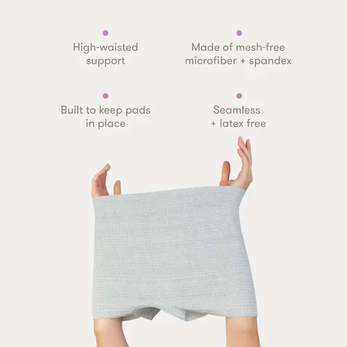 Vista 3 de Frida Mom Postpartum Underwear, Disposable Boyshort Panties, Seamless, Stretch Support, New Mom Essentials