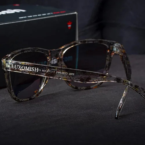 Vista 5 de Luxomish Gafas de sol polarizadas transparentes con protección UV 400