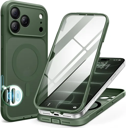 Vista 125 de BERFY for iPhone 12 Pro Max Case, Fit for Magsafe Negro
