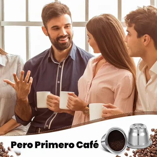 Vista 7 de Didaey Cápsulas de Espresso Reutilizables de Acero Inoxidable Vainas de Café Recargables Cápsulas de Espresso Reutilizables con Sellos de Papel