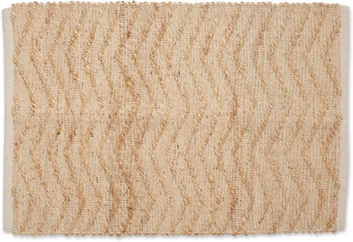 Vista 8 de DII Colección Woven Rugs yute tejido a mano, 2x3', cheurón de alcachofa