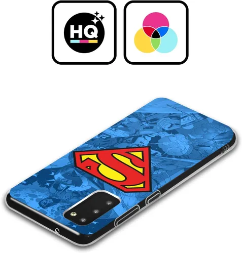 Vista 2 de Head Case Designs Funda de gel suave con licencia oficial de Superman DC Comics Collage Comicbook Art compatible con Galaxy A52 / A52s / 5G (2021)