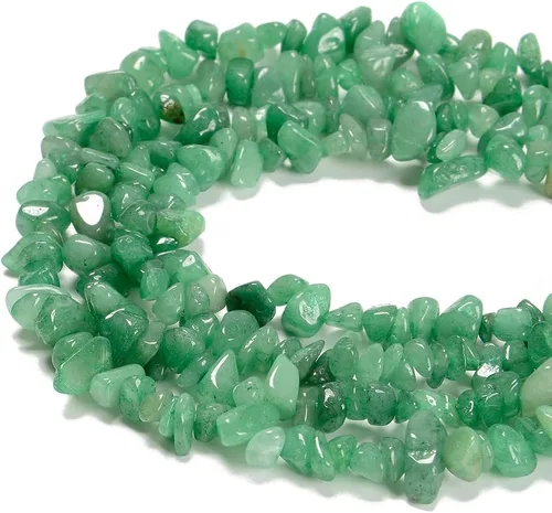 Vista 11 de Cuentas de piedras preciosas naturales de finchenita de azurita de 0.315 a 0.315 pulgadas, cristales curativos, pulseras de cintura, kit de collar