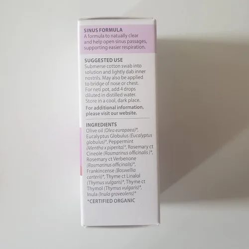 Vista 7 de Pranarom - Mezcla de aceites esenciales de fórmula sinusal (0.2 onzas líquidas) - Aceite de oliva, eucaliptos, menta, romero, incienso y tomillo