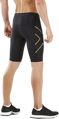 Vista 2 de 2XU Pantalones cortos de compresión ligeros para hombre para correr y deportes activos