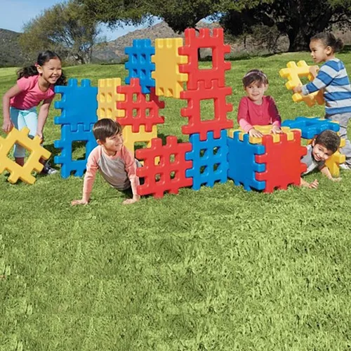 Vista 8 de Juego de bloques Little Tikes Big Waffle, 18 piezas