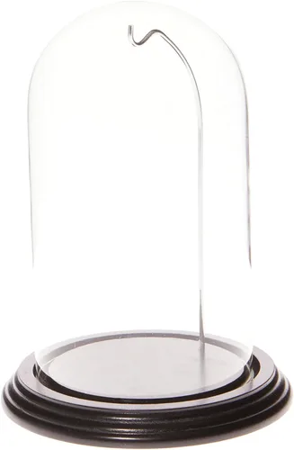 Vista 4 de Plymor Cúpula de exhibición de cristal de reloj/adorno de 4 "x 7