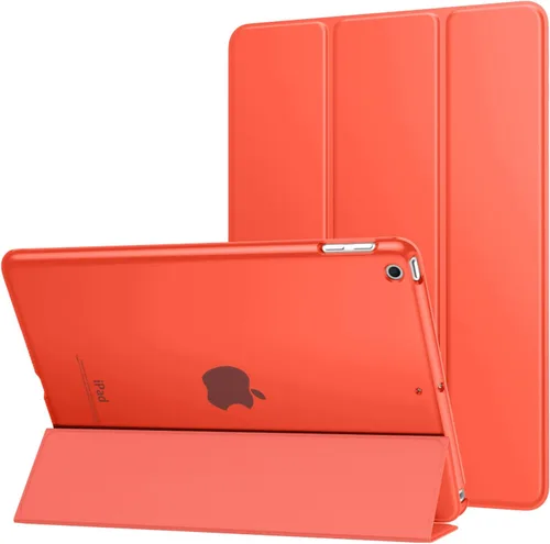 Vista 53 de MoKo Funda para iPad 9.7 2018/2017 de 5ª / 6ª Generación - Funda delgada y ligera con soporte para Smartphone con parte trasera translúcida