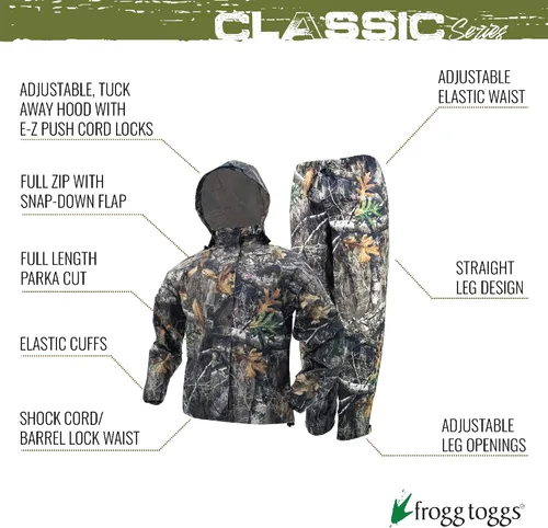 Vista 2 de FROGG TOGGS Traje de lluvia clásico impermeable transpirable para mujer