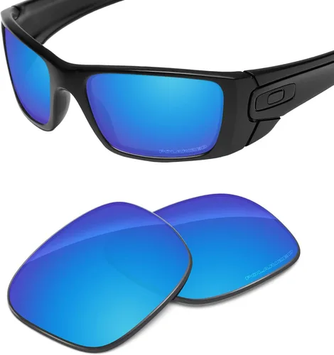 Vista 2 de Lentes de repuesto compatibles con Oakley Fuel Cell OO9096 polarizadas grabadas
