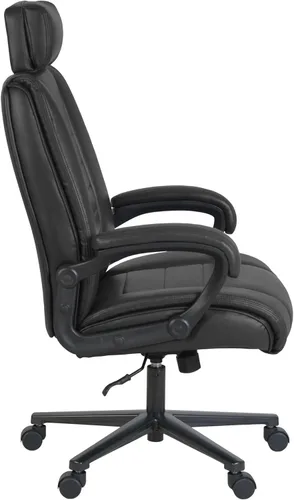 Vista 4 de Romig DuraForce - Silla de oficina grande y alta, 400 libras, silla de escritorio ejecutiva resistente con asiento extra ancho, respaldo alto, silla