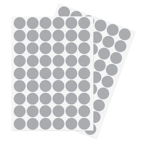 Vista 43 de uxcell 1 Hoja/140 Piezas de Pegatinas para Cubrir Agujeros de Tornillo, 12 mm de Diámetro, PVC Autoadhesivas, Tapas a Prueba de Polvo para Muebles