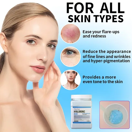 Vista 7 de Máscara de gelatina de oro de 24 quilates y ácido hialurónico, cuidado de la piel facial, juego de mascarillas de gelatina de colágeno