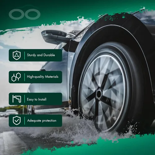 Vista 5 de SCITOO Juego de 4 solapas universales para barro 2019-2021 para Volvo XC40 delanteras y traseras