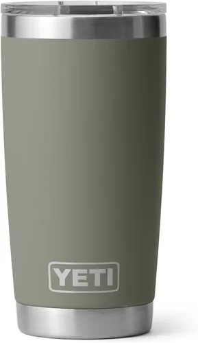 Vista 17 de YETI Rambler - Vaso de acero inoxidable con aislamiento al vacío de 20 onzas con tapa MagSlider Rosa (Power Pink)