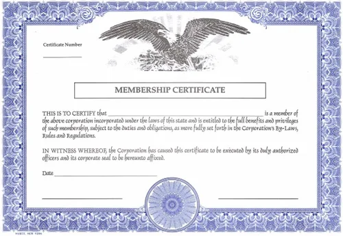 Vista 3 de Kit para empresas sin fines de lucro (Negro) - carpeta, fundas, certificados de acciones, fichas de índice y sello corporativo de metal