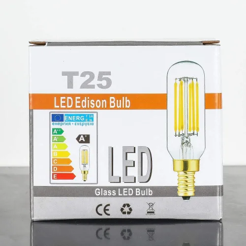 Vista 9 de Leools Bombilla LED E12 regulable de 6 W igual a 60 W, luz blanca suave 3000K T6 T25 E12 bombilla de candelabro de 60 vatios para candelabros