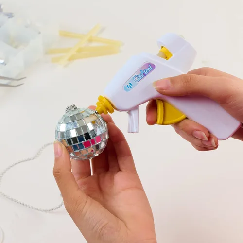 Vista 8 de Kit de herramientas de AdTech Cool Tool con pistola de pegamento de baja temperatura, blanco - Apto para niños, seguro para manualidades