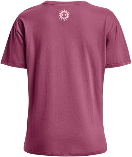 Vista 3 de Under Armour Grovey Wordmark - Camiseta de manga corta para mujer