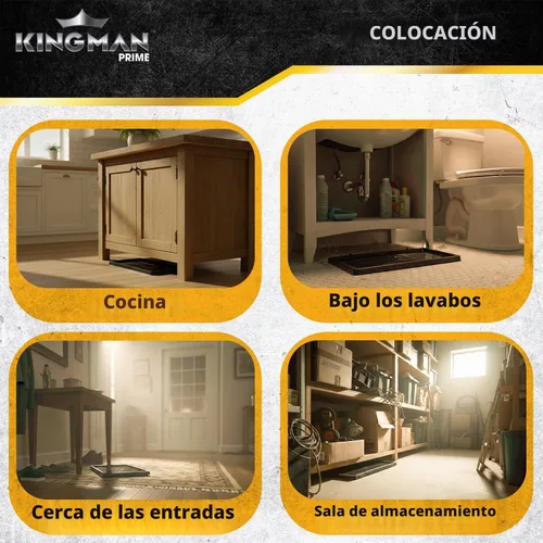 Vista 6 de Trampas de pegamento para ratas y ratones (tamaño grande)