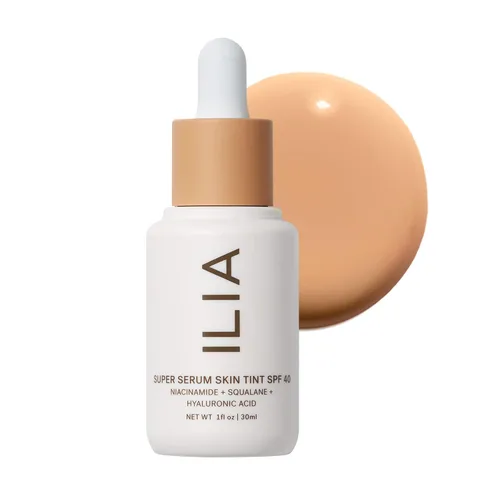 Vista 17 de ILIA - Tinte de piel Super Serum SPF 40 Sin comedogénesis, vegano, ligero para ayudar contra la luz azul, + contaminación mientras hidrata, Balos