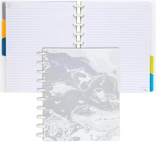 Vista 15 de Talia - Cuadernos de notas con tapas, planificador, personalizables, (Rosa de los 90, Junior (5.5 pulgadas x 8.5 pulgadas))