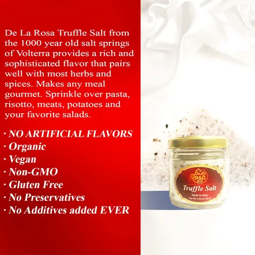 Vista 3 de Sal de trufa italiana De La Rosa (3.53 oz)
